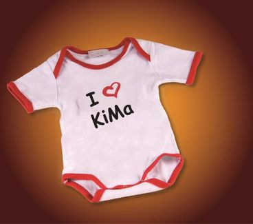 Bild vergrößern: Strampler mit Logo KiMA