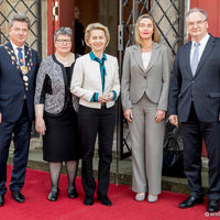 Kaiser- Otto-Preis 2017 - Dr. Lutz Trümper, Ilse Junkermann, Dr. Ursula von der Leyen, Federica Mogherini, Dr. Reiner Haseloff  Foto: Andreas Lander