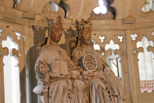 Bild vergrößern: Editha und Otto I. im Magdeburger Dom