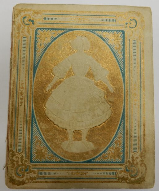 Bild vergrößern: Allerliebstes Puppen-Kochbuch fr kleine Mdchen, hrsg. von Marianne Natalie, um 1850, mit Besitzvermerk von Selma Budenberg (1853-1931)
