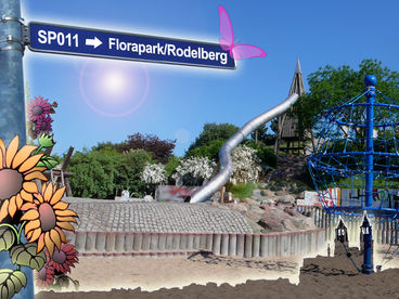 Bild vergrößern: SP011 Spielplatz Flora Park/Rodelberg