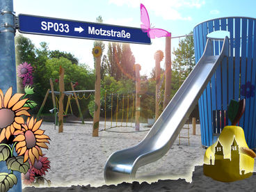 Bild vergrößern: SP033 Spielplatz Motzstraße/Schrote
