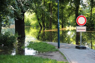 Bild vergrößern: Hochwasser 2013 Stadtpark