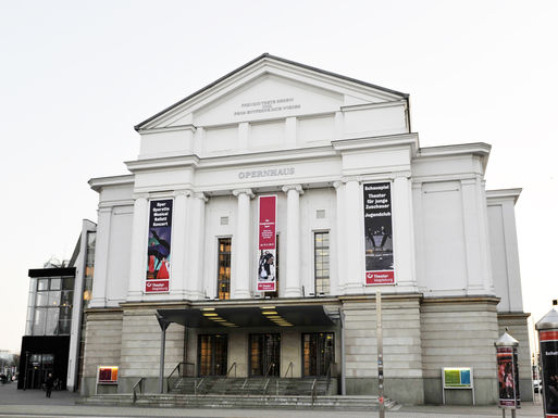 Bild vergrößern: Opernhaus Auenansicht   Theater Magdeburg