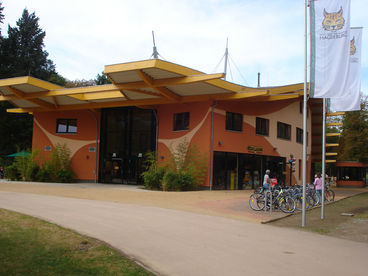 Bild vergrößern: Eingangsbereich Magdeburger Zoo
