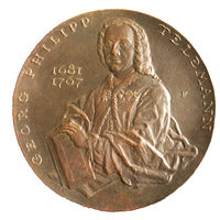 Bild vergrößern: Telemann-Preis, Bronzeplakette