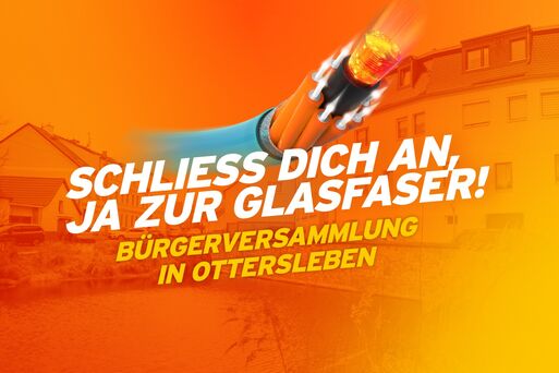 Bild vergrößern: Bürgerversammlung Ottersleben Glasfaserausbau