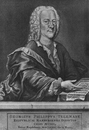 Bild vergrößern: Portrt Georg Philipp Telemann (1744, Lichtensteger)