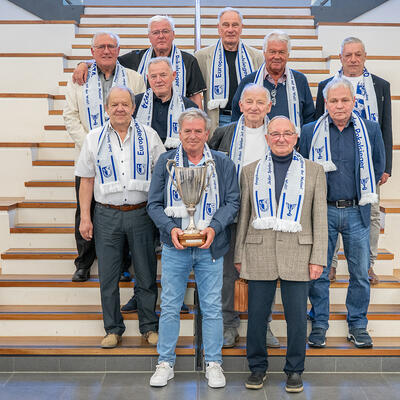 FCM-Siegermannschaft von 1974 im Alten Rathaus
