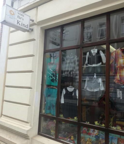 Auenansicht Baby- und Kleinkindshop der Stiftung netzwerk leben