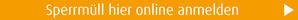 Sperrmüllanmeldung online