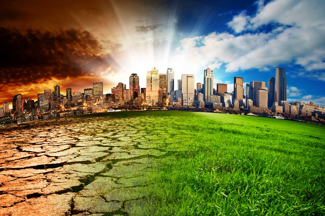 Globale Katastrophe-Erderwrmung las Zukunftsvision © Kwest - Fotolia