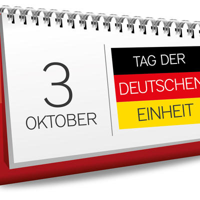 Kalender Tag der Deutschen Einheit Quelle: sunt - Fotolia