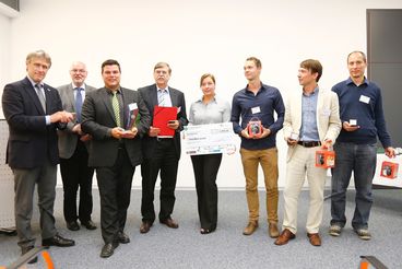 Bild vergrößern: Hasomed erhlt lokalen IQ Innvationspreis Magdeburg 2014
