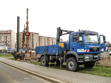 Bild vergrößern: Rammsondierung auf dem Heumarkt