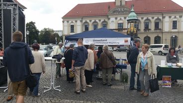 Bild vergrößern: Stand Klimaschutzfrühstück