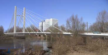 Bild vergrößern: Visualisierung von der Pylonbrücke
