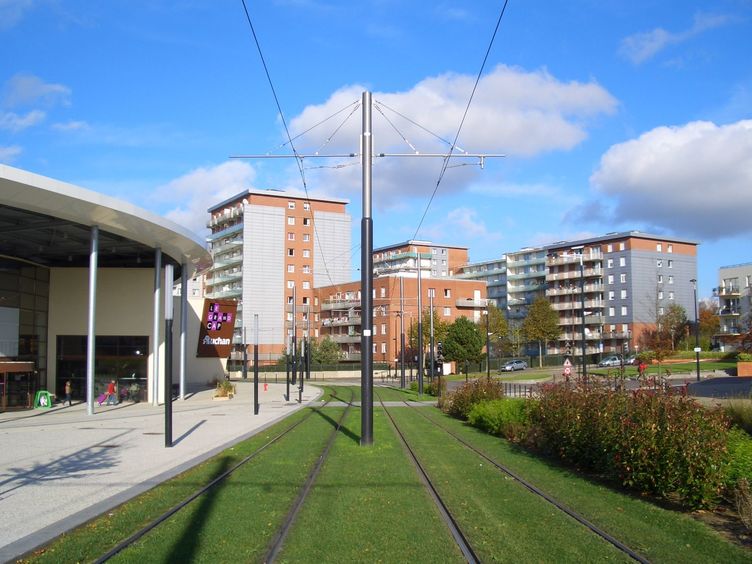Le Havre_Straßenbahn-Neubaustrecke im Stadtteil Mont Gaillard_Tim Schneider