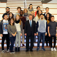 Oberbürgermeister begrüßte Studierende aus Magdeburgs Partnerstadt Le Havre