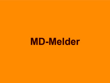 Button MD-Melder