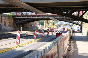 Blick in Richtung Damaschkeplatz 