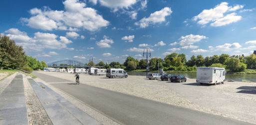 Bild vergrößern: Campingplatz in Magdeburg an der Elbe
