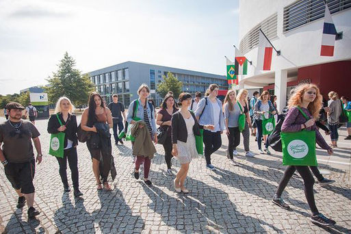 Erstsemester an der Hochschule Magdeburg-Stendal 