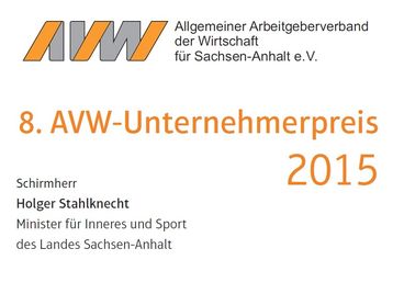 Bild vergrößern: dez3_Bild_AVW Unternehmerpreis Logo 2015