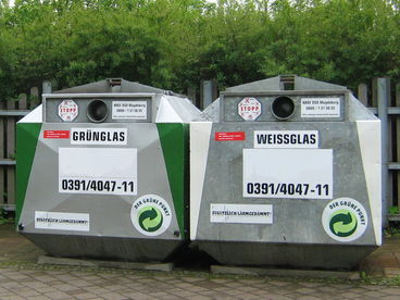 Containerpltze bleib sauber
