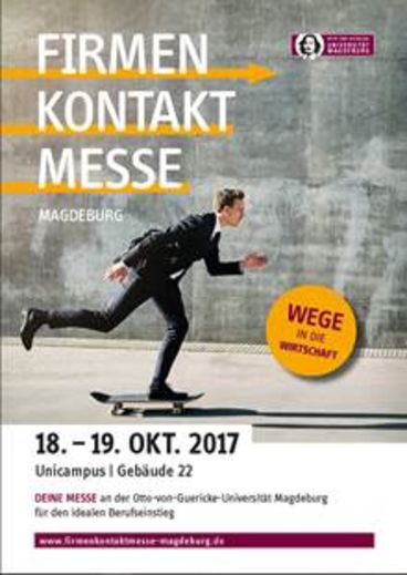 Bild vergrößern: Flyer Firmenkontaktmesse 2017