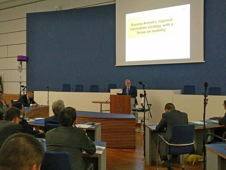 Dr. Jürgen Ude,  Staatssekretär im Ministerium für Wirtschaft, Wissenschaft und Digitalisierung