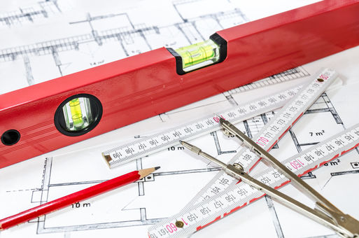 Bild vergrößern: Vermessung Bauplan