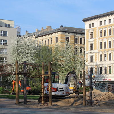 Sanierung Spieplatz Hegelstraße