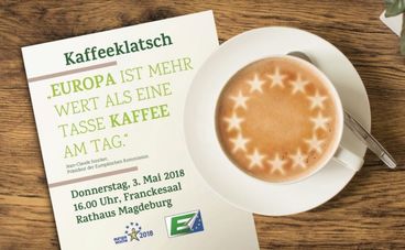 Bild vergrößern: Termin EU Kaffeeklatsch 3.5.18