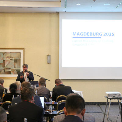 Tamás Szalay spricht über Magdeburgs Bewerbung zur Kulturhaupstadt Europas 2025