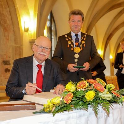 Bremens Senator Ulrich Mäurer mit OB Dr. Lutz Trümper