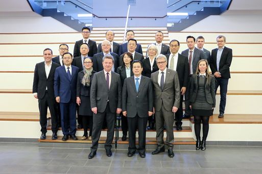 Empfang der chinesischen Delegation im Alten Rathaus