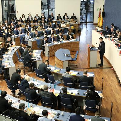 Der Konferenzteil der German Chinese Business Days fand im Ratssaal des Alten Rathauses statt