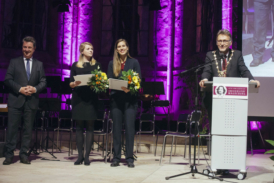 Verleihung des Eike-von-Repgow-Stipendiums 2017 © Harald Krieg / Uni Magdeburg