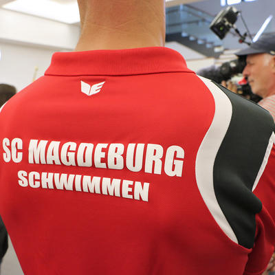 Empfang der Schwimmerinnen und Schwimmer des SC Magdeburg im Alten Rathaus