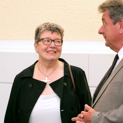 Ilse Junkermann und OB Lutz Trümper