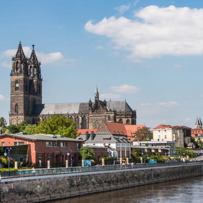 Magdeburg und die Elbe 