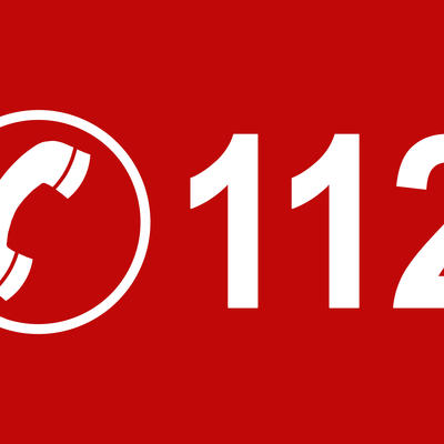 Bild vergrößern: Notrufnummer 112