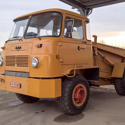 Spezialkipper Tramp 60-02 auf dem Gelnde des Technikmuseums Magdeburg
