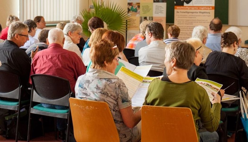 Publikum bei einem Seminar  © Freiwilligenagentur Magdeburg 