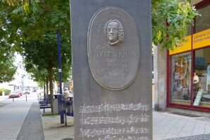 Bild vergrößern: Telemann-Stele