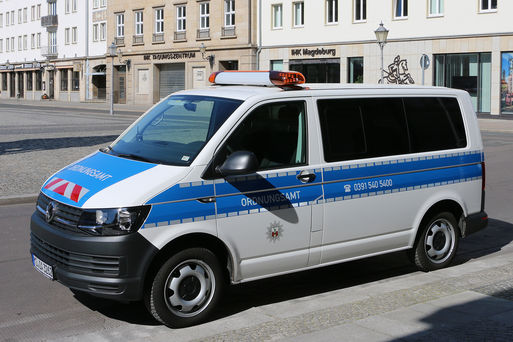 Fahrzeug des Ordnungsamt Magdeburg