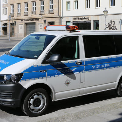 Fahrzeug des Ordnungsamt Magdeburg