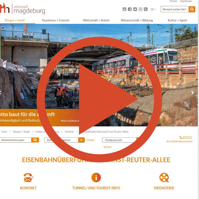 Video: Webseite tunnel.magdeburg.de 05.03.2020