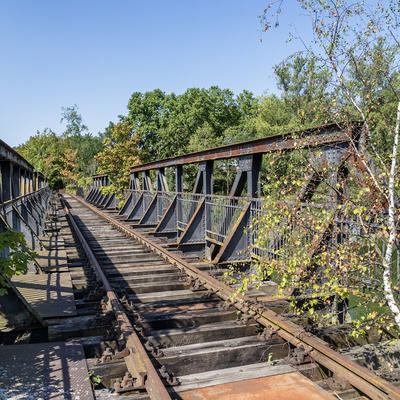 Blick auf die Kanonenbahnbrücke, 2018